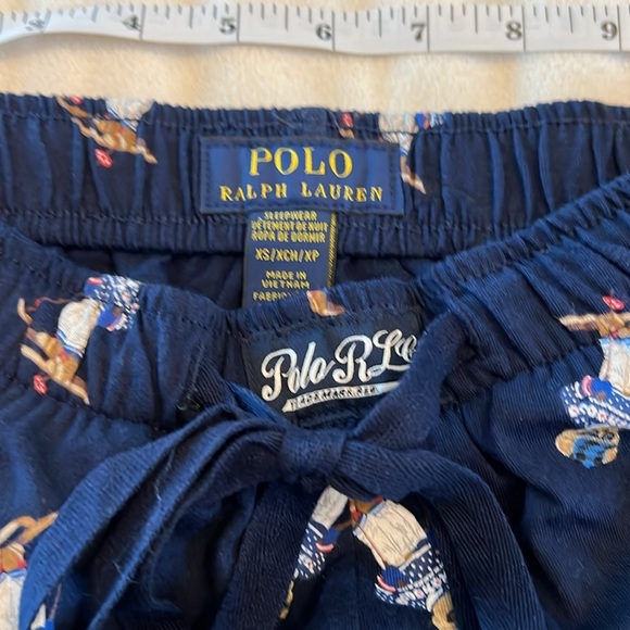 🎉Host Pick🎉Polo Ralph Lauren Mens 2-pc Set Navy Bottom/Cream Top Loungewear XS - Picture 12 of 16